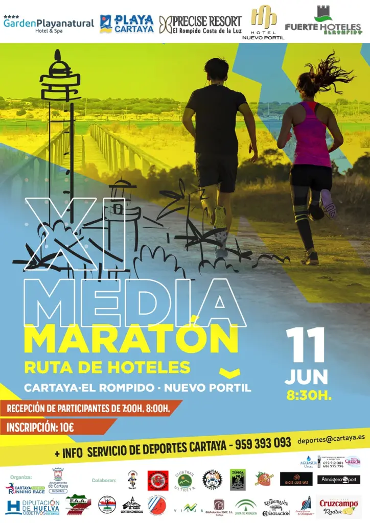 XI Media Maratón Ruta de los Hoteles de Cartaya 2023