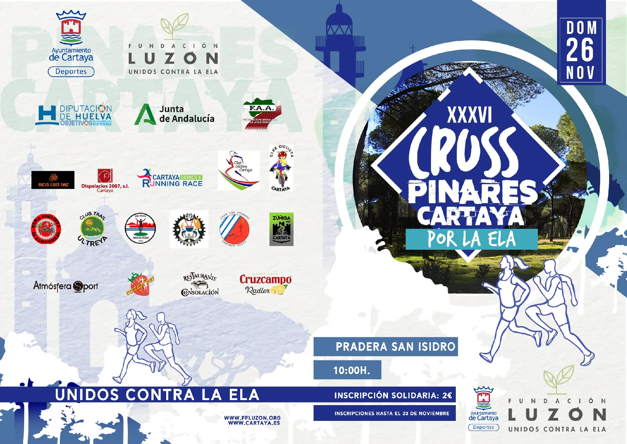 Participamos en la XXXVI Cross Pinares de Cartaya