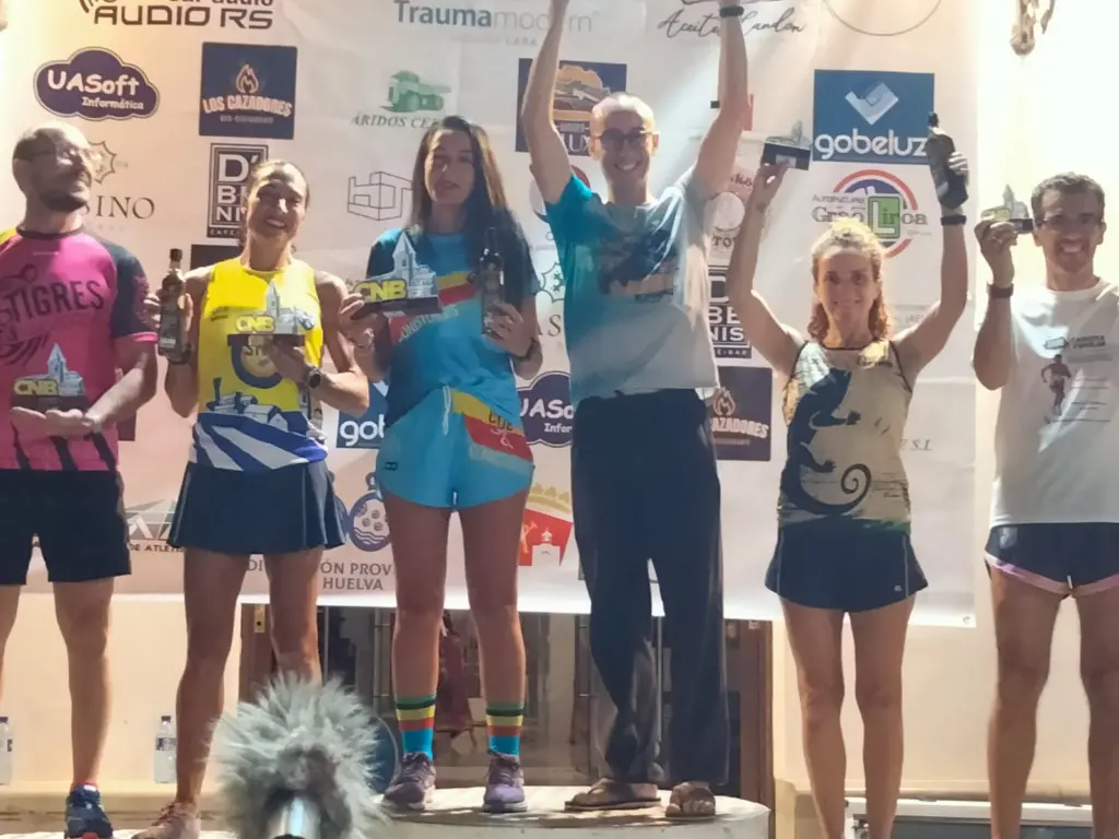 Carmen Lagares tercera en la VIII Carrera Nocturna de Beas