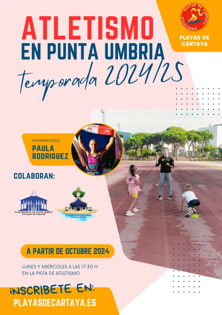 Modificación de horario escuela de atletismo Punta Umbría