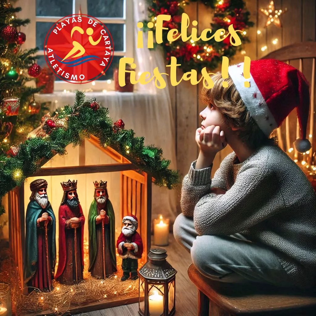 El Club de Atletismo Playas de Cartaya os desea Felices Fiestas
