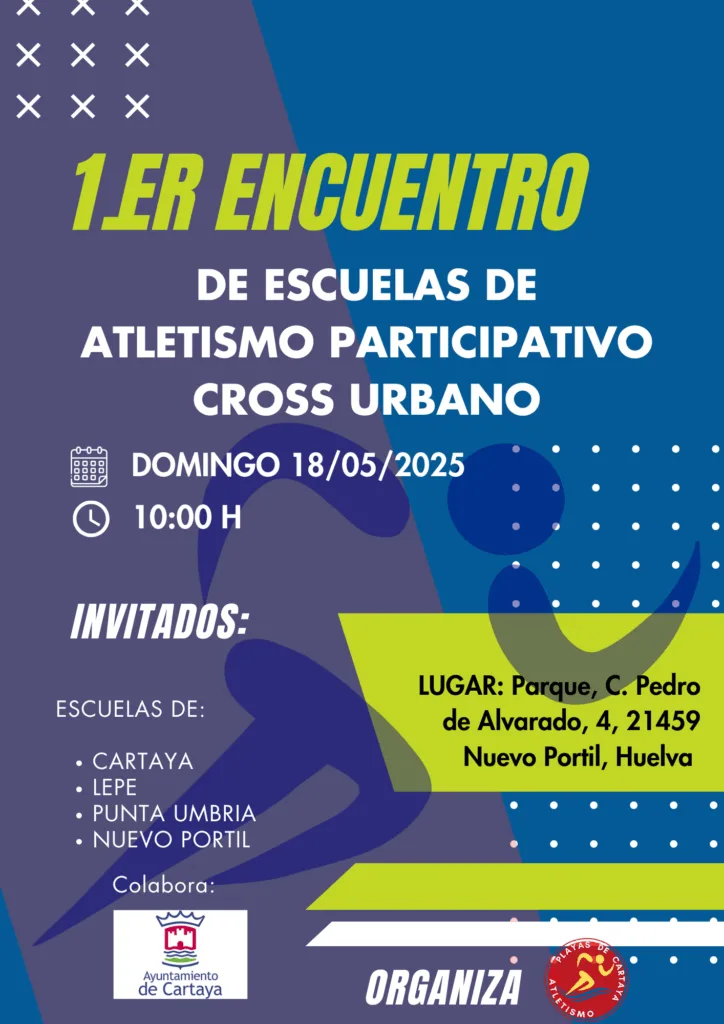 Apúntate al I encuentro de atletismo escolar participativo cross urbano