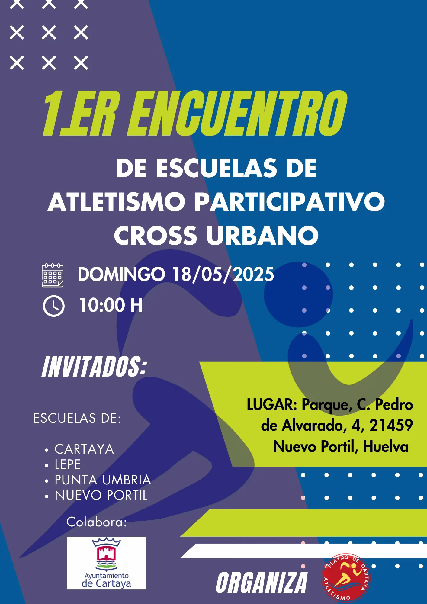 I ENCUENTRO DE ATLETISMO ESCOLAR  PARTICIPATIVO CROSS URBANO