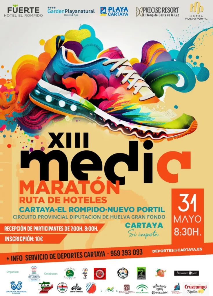 XIII Media maraton Ruta de los Hoteles (Cartaya-El Rompido-Nuevo Portil)