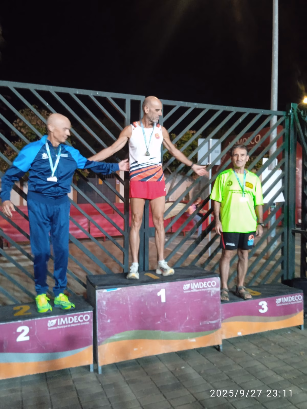 Manuel Ángel Guijarro, campeón de Andalucía de milla master 65