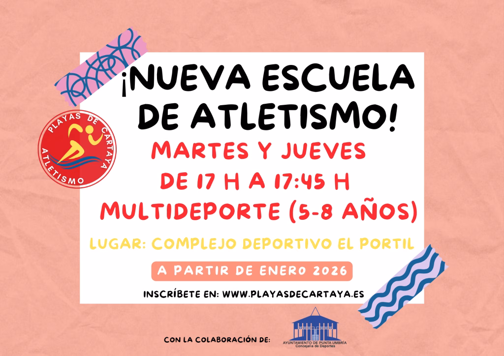 Nueva escuela de atletismo: Centro deportivo El Portil