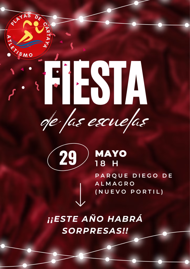 Fiesta de las escuelas fin de temporada